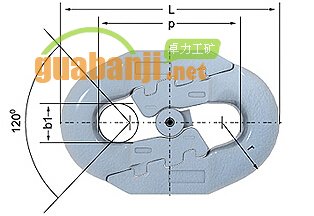 弧齒型接鏈環